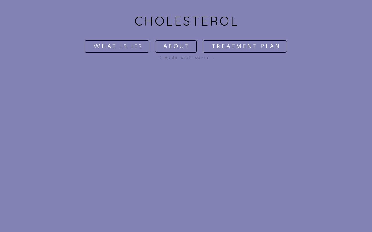 Carrd profile picture for @cholesterol